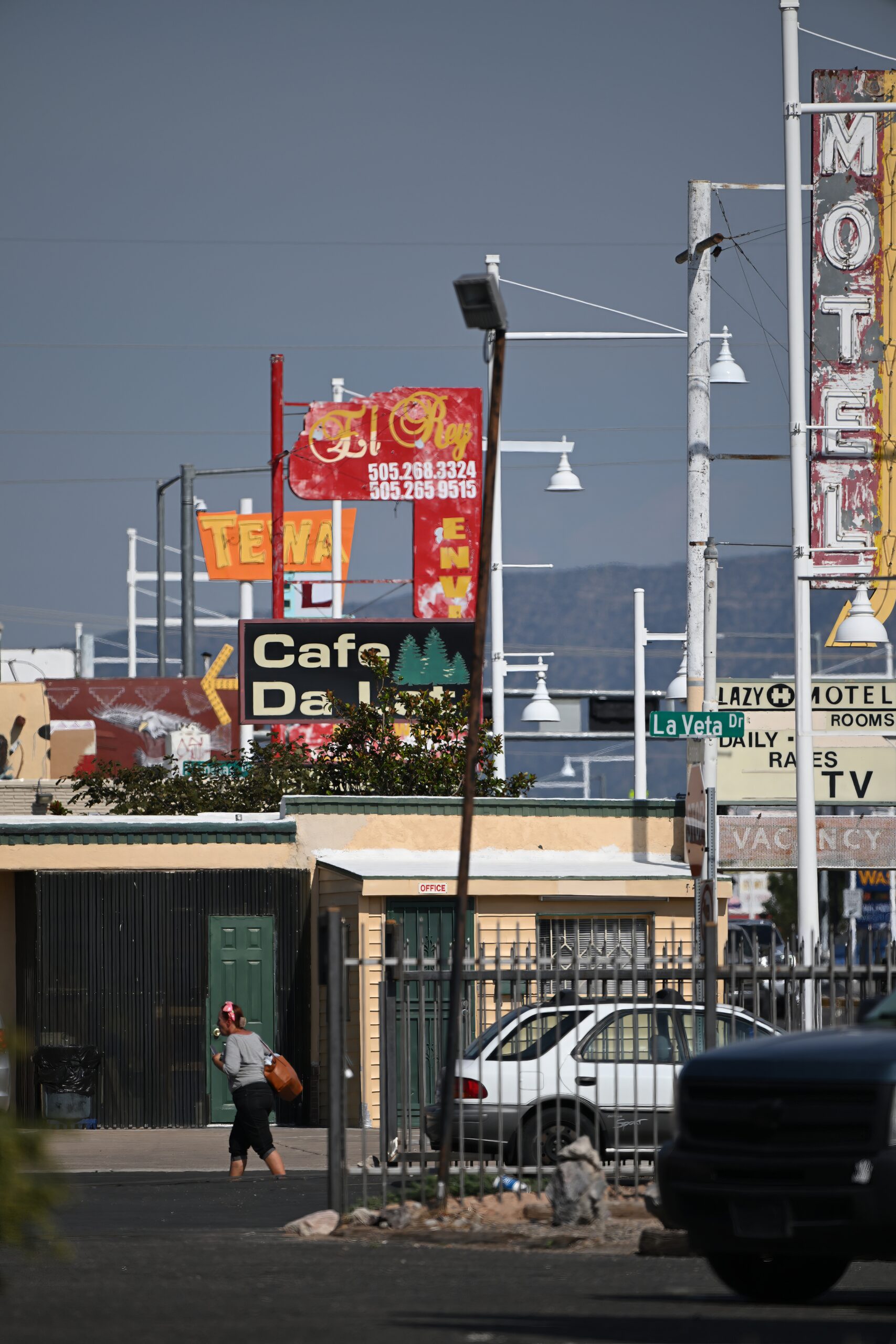 Signs down Route 66